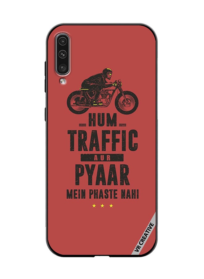 VR CREATIVE Protective Case Cover For Samsung Galaxy A50/A50s Traffic Aur Pyaar Design Multicolour - Image 1