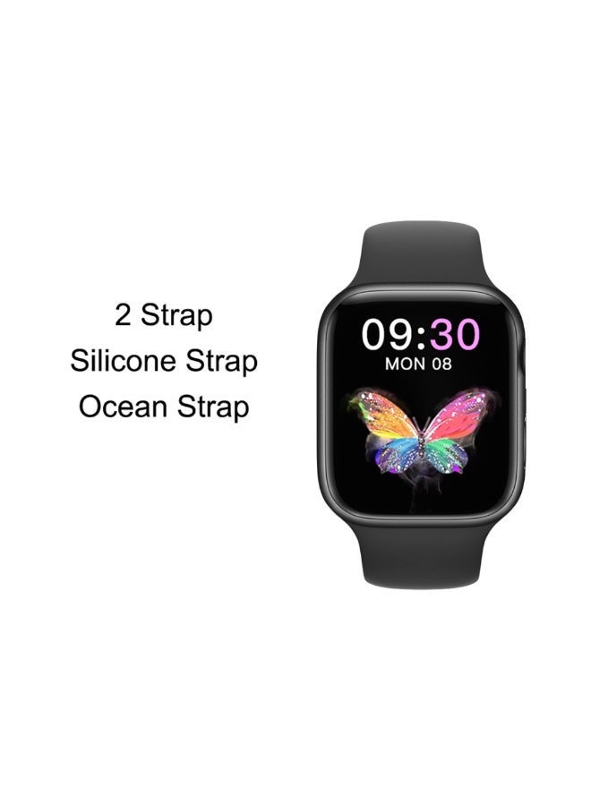 Sports Watch Series 9 AMOLED display Full Screen With Health Fitness Tracker +addition Replacement Size 39 mm-Black - Image 4