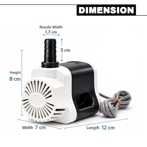 Depron 18 Watt Submersible Water Pump - 180V-230V, 6 Feet Water Lifting, Cooler Pump for Desert Air Cooler, Aquarium, Fountains, Ponds (18 Watt Delta) - Image 2