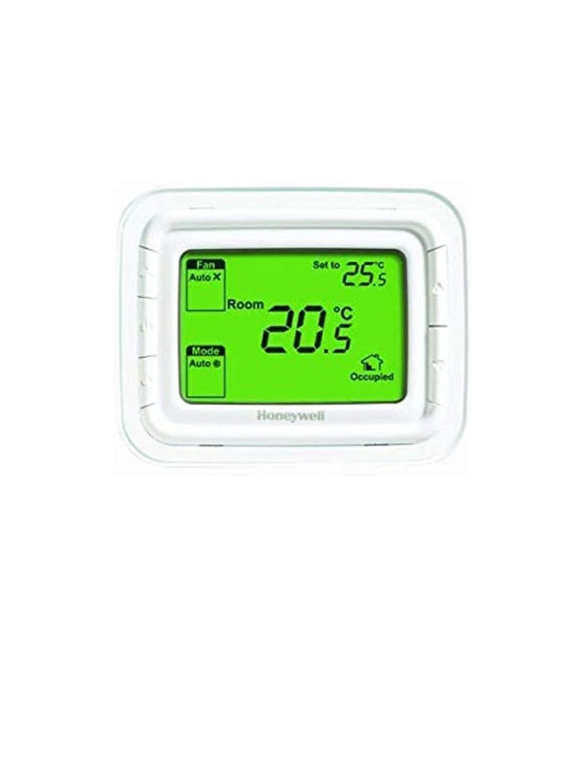Honeywell Honeywell Home T6861H2WG-M Fan Coil On/off Thermostat, Green Backlight - 230VAC  - Image 1