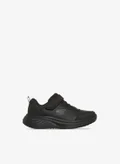 SKECHERS BLACK SYNTHETIC / BLACK TRIM