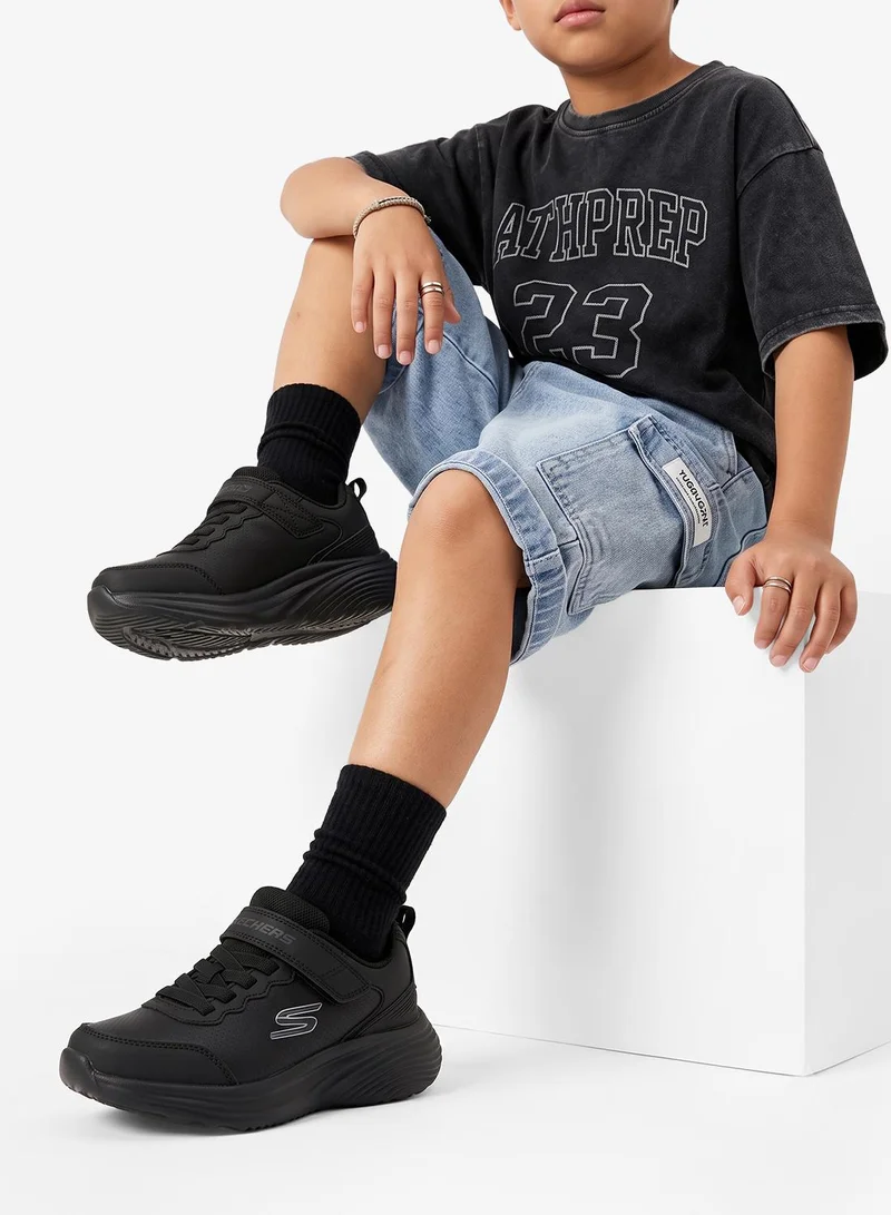 Skechers BLACK SYNTHETIC / BLACK TRIM Kids Bounder Pro for Men | Best Price UAE