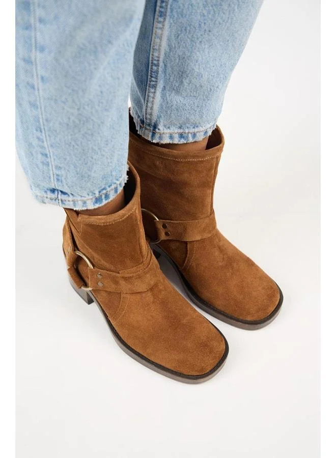 Manijero  (Livia) Women's Genuine Leather Biker Ankle Boot. for Women | Best Price UAE