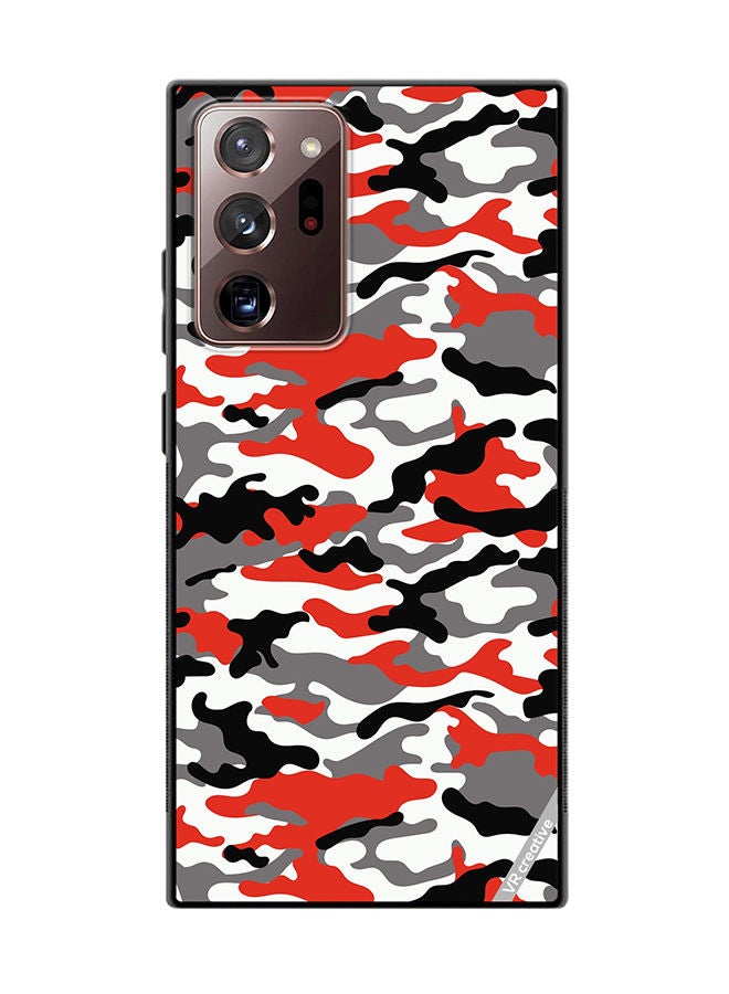 VR CREATIVE Protective Case Cover For Samsung Galaxy Note20 Ultra 5G Pink Camouflage Military Pattern Design Multicolour - Image 1