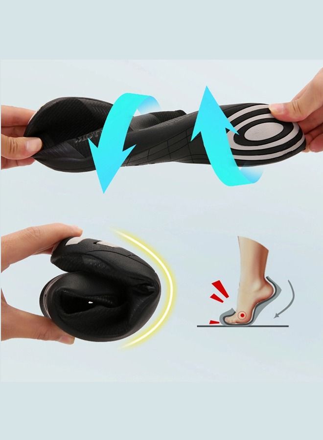 Generic Beach Water Shoes for Women and Man,Slip-On And Non Slip Black Aqua Swimming Shoes for Pool Sea Beach Rubber Sole  - Image 4