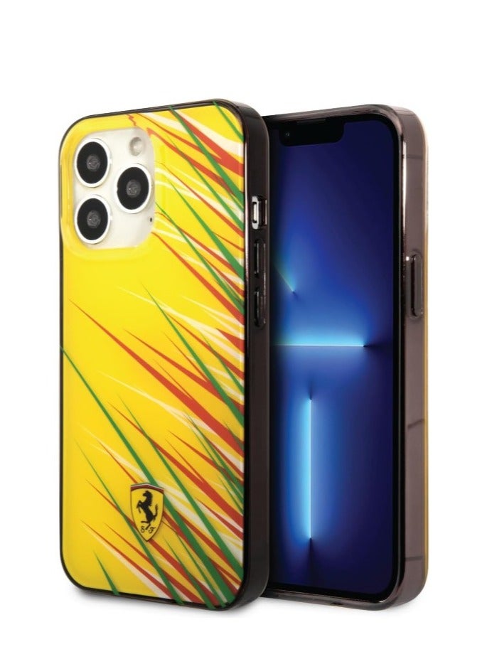 Ferrari غطاء حماية لجهاز ايفون 14 برو - اصفر - Image 1