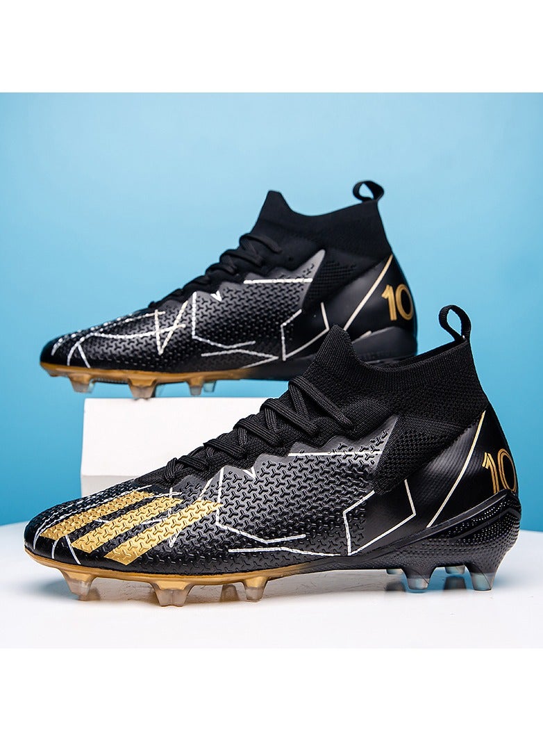 Football Shoes Male Long Nail Primary School Children Mandarin Duck Couple Artificial Grass Long Nail Sports Shoes - Image 1