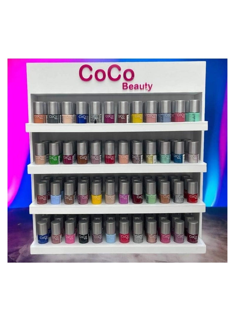 COCOBEAUTY طلاء أظافر رقم 107 وايت بيرل 12 مل - Image 3