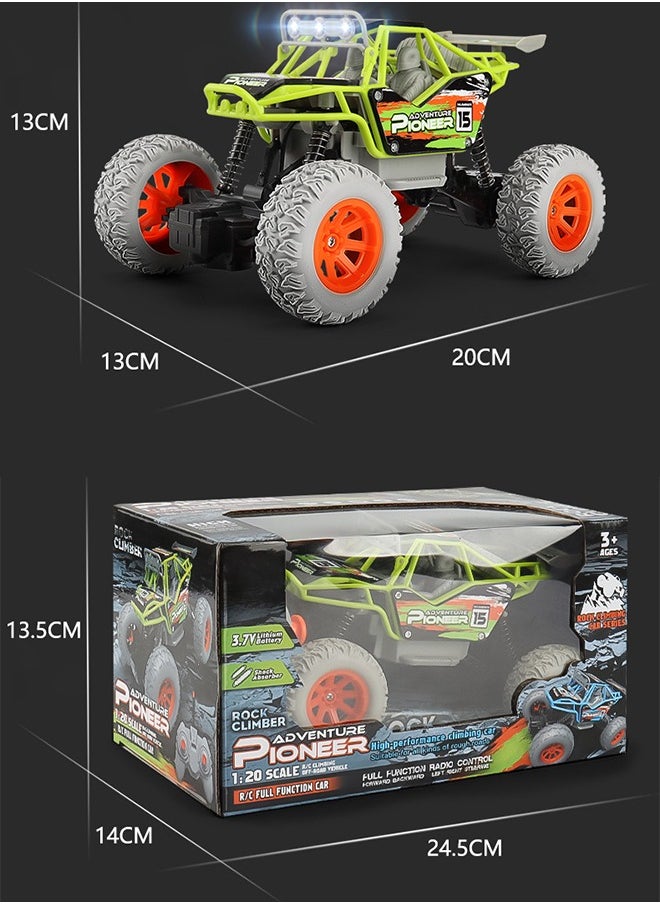 GROIC - 1:20 All Terrains Electric Toy Offroad Hobby Rc Racing Car, Remote Control Car Toy High Speed with Led Lights and Rechargeable Battery - Image 1