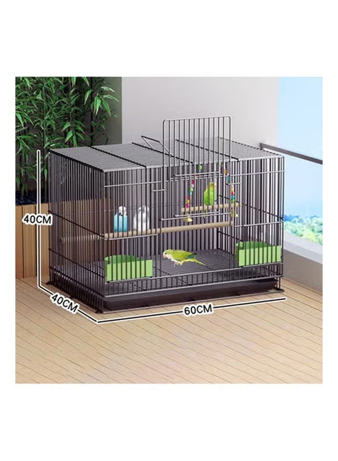 keke Large Metal Pet Cage for Home | Spacious Multi-Pet Indoor Enclosure with Pull-Out Tray - Image 2