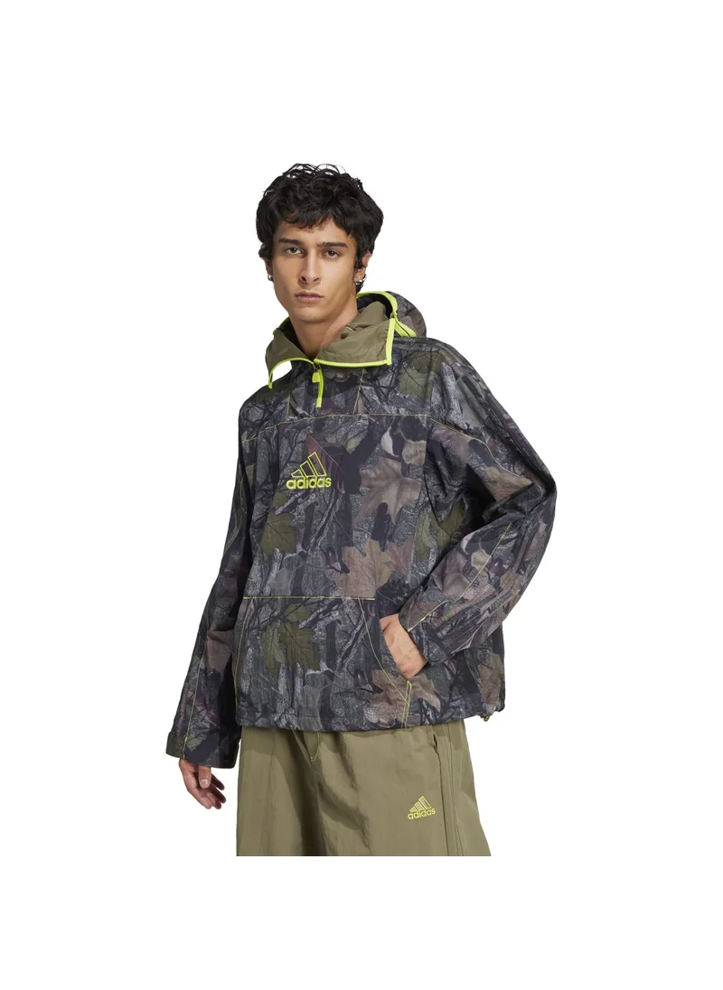 اديداس adidas CAMO JACKET Q1 Green Originals Men JACKETS