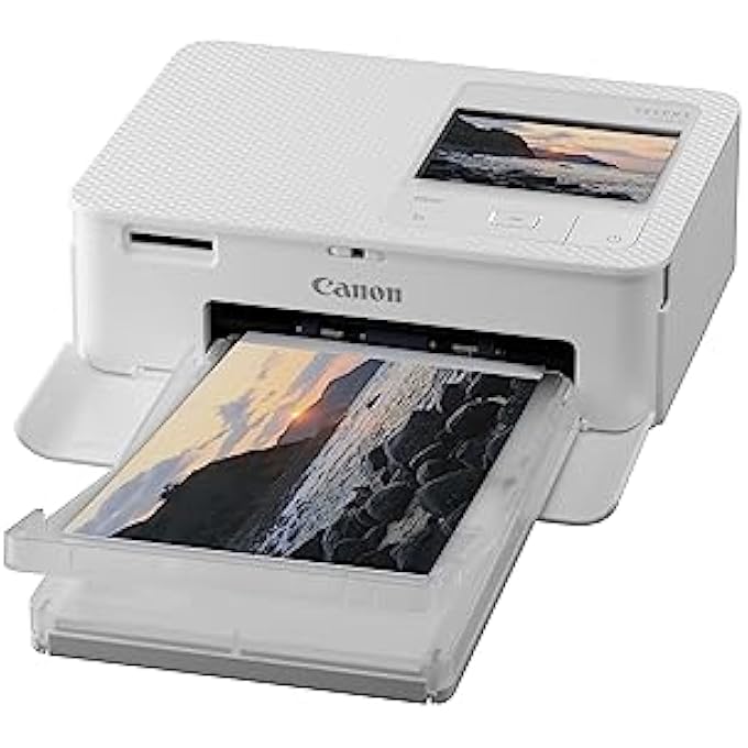 SELPHY CP1500 COMPACT PORTABLE PHOTO PRINTER (UPGRADED CP1300 MODEL) | PHOTOS,COLLAGES & STICKERS | WI-FI & DIRECT PRINTING | SMART DEVICES,COMPUTERS,CAMERAS,SD CARD & USB-C FLASH DRIVES (WHITE) - Image 2