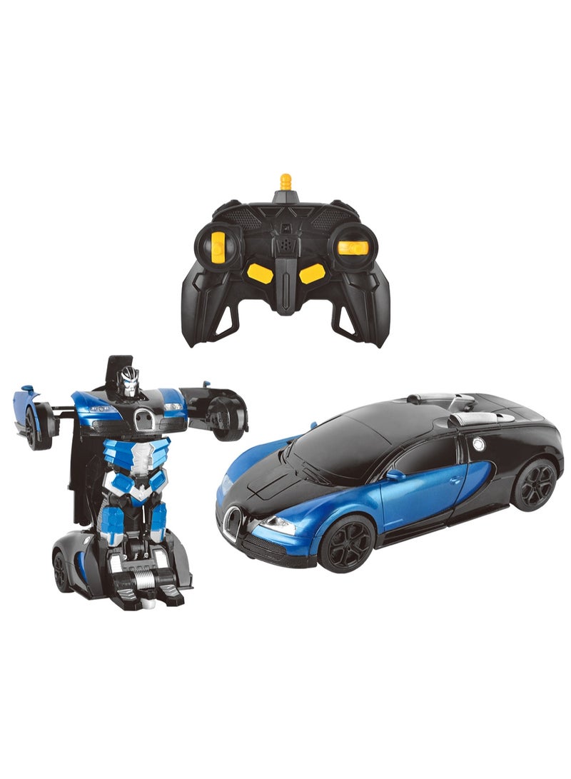 Power Joy Demoz Remote Control Mecha Drive Z Transformation Car 1/14 2.4G with Light and Sound, Assorted 1 Piece (Color May Vary) | Car to Robot Vice Versa | Car for Display | Toy Vehicle | Gift for Collectors and Kids - Image 2