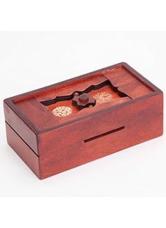 Bits and Pieces Bits and Pieces - Japanese Secret Puzzle Box - Camouflage Your Cash Money Holder - Brain Teaser - Wooden Secret Compartment Brain Game  - Image 3
