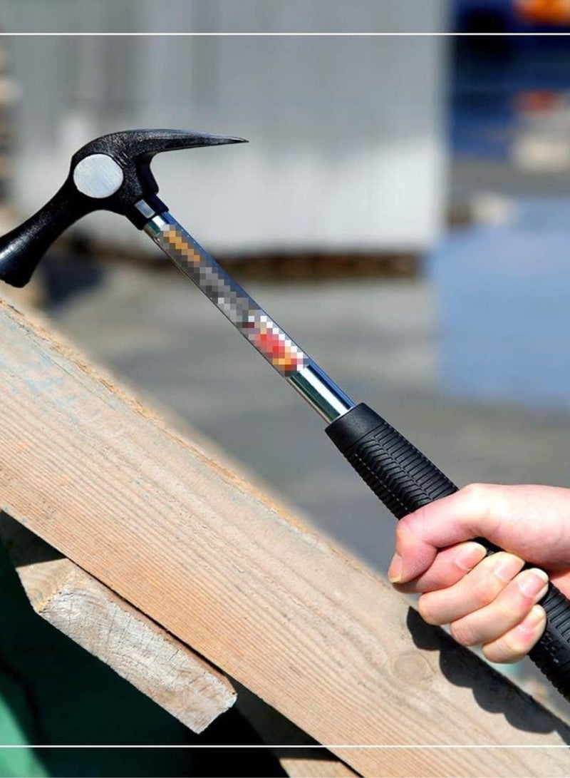 GGOOT Tools Hammer Woodworking Nail Hammer Claw Hammer Round Head High Carbon Steel Pipe Handle Hardware Tool Multi-Function Multi-Specification Multi-Function Hammer (Color : B) (A) - Image 4