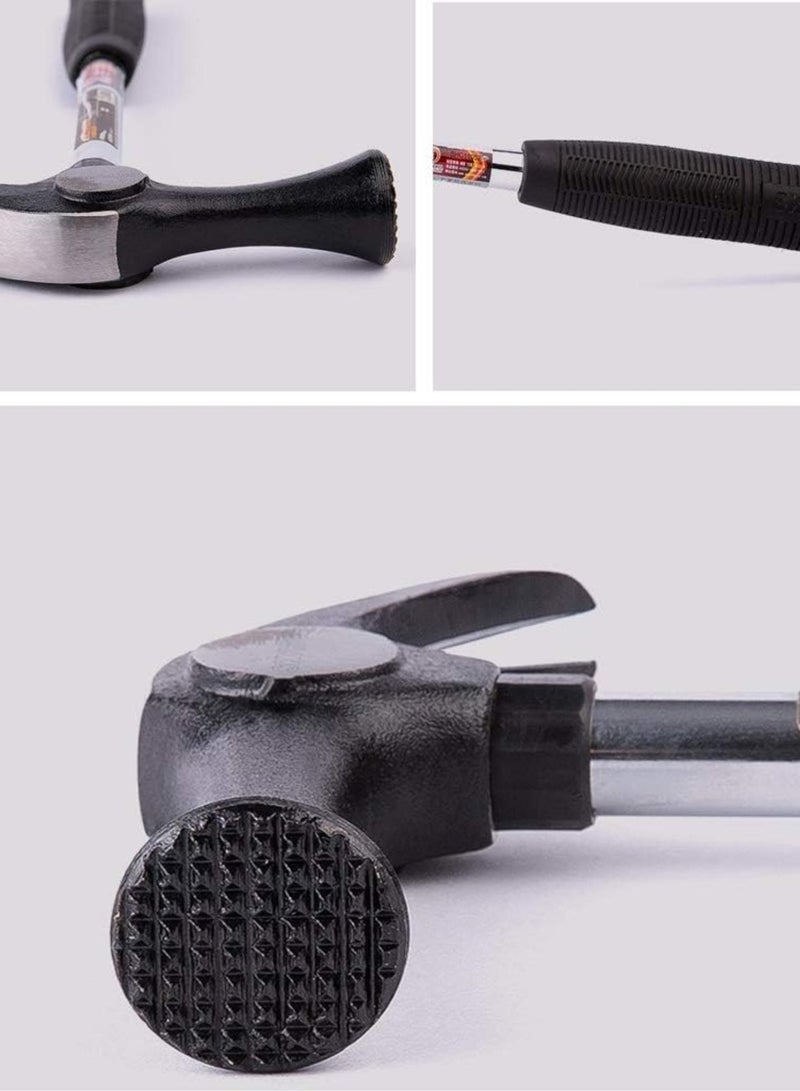 GGOOT Tools Hammer Woodworking Nail Hammer Claw Hammer Round Head High Carbon Steel Pipe Handle Hardware Tool Multi-Function Multi-Specification Multi-Function Hammer (Color : B) (A) - Image 3