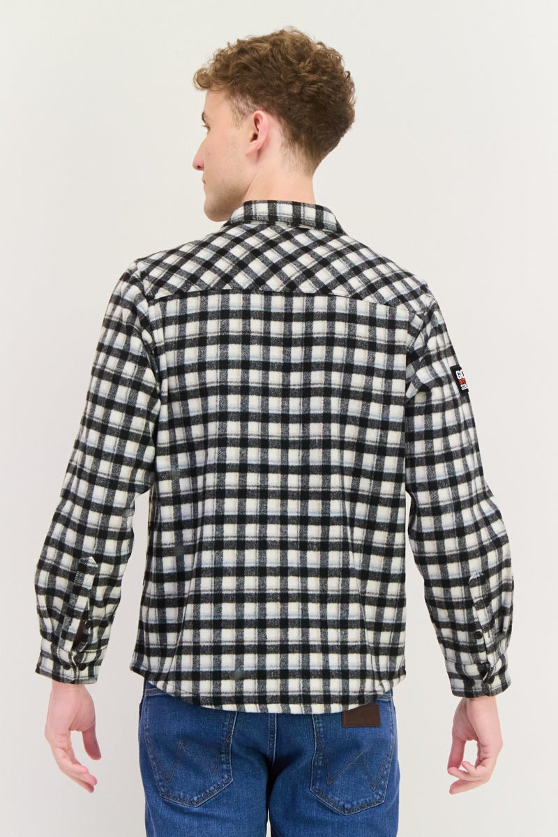 Gotcha قميص سترة مربعات للرجال، مجموعة سوداء - Image 3