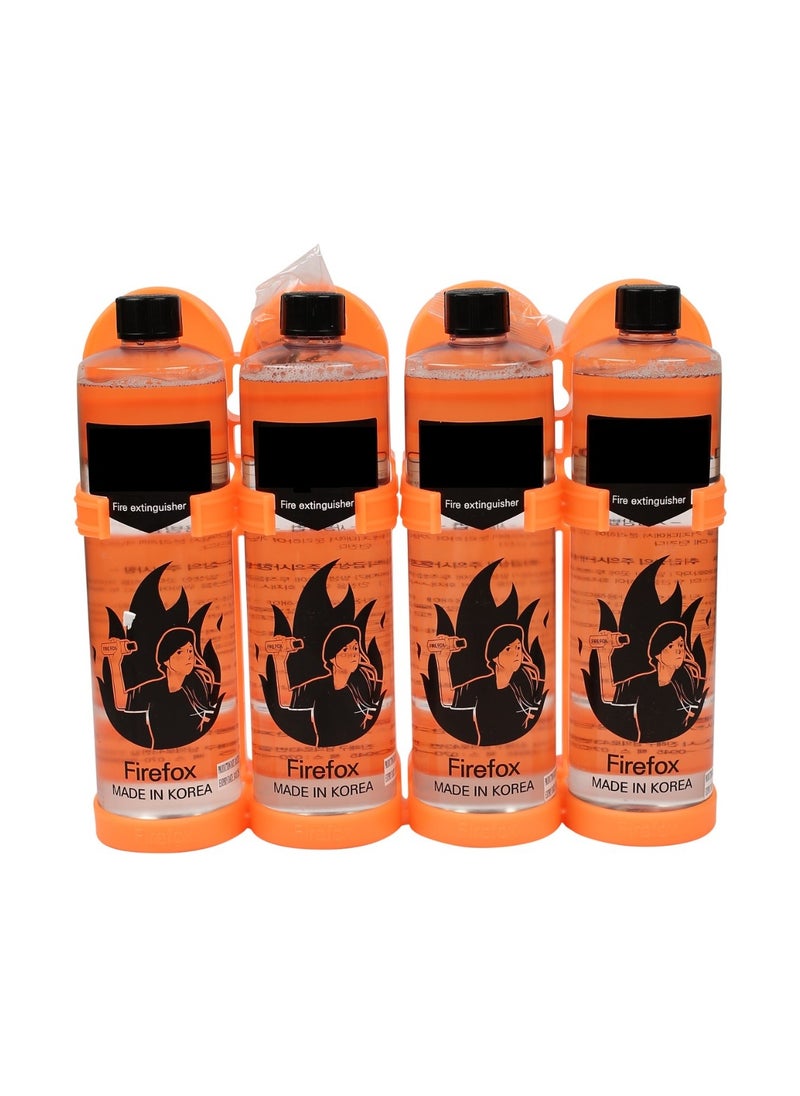 Fire fox Fire Extinguisher for Throwing ( 4 bottles )-Environmentally friendly-Not harmful to health  - Image 1