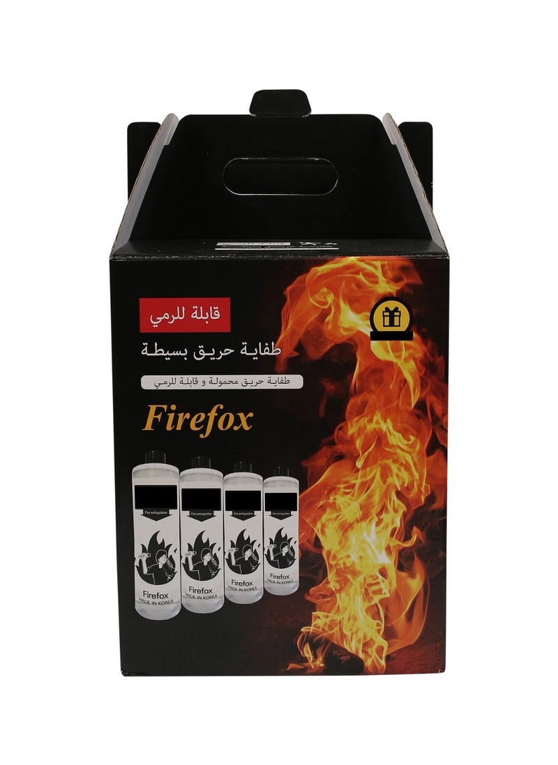 Fire fox Fire Extinguisher for Throwing ( 4 bottles )-Environmentally friendly-Not harmful to health  - Image 4