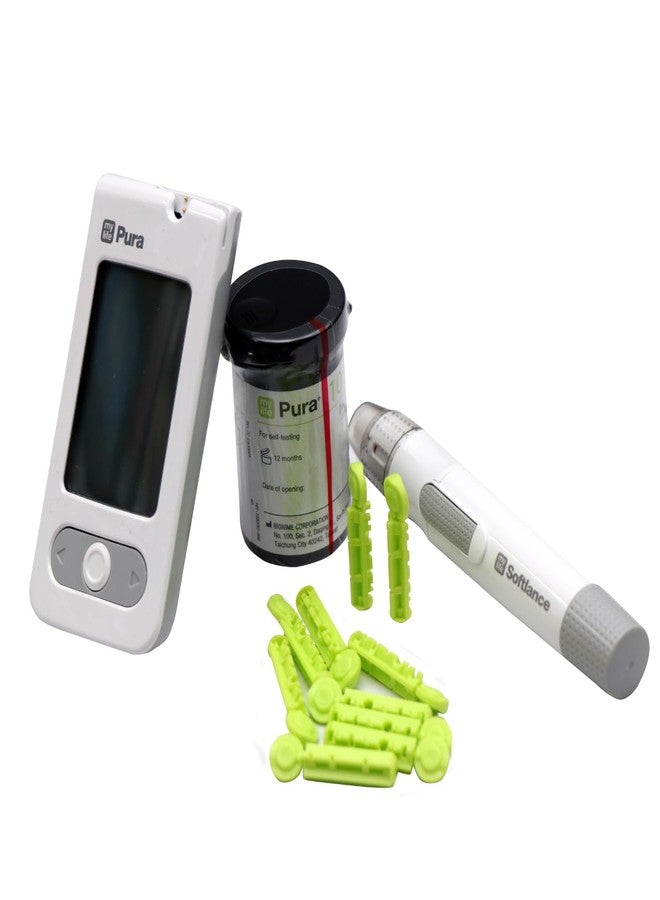 Rossify My Life Pura Glucometer with 10 Strip | Fast & Accurate Blood Sugar Testing Kit | Digital Glucose Monitor for Home & Clinic Use | 10 Test Strips Included - Image 4