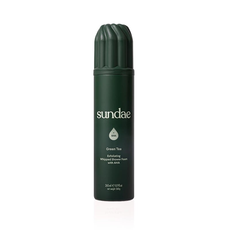 sundae Exfoliating Whipped Shower Foam Green Tea Foaming Body Wash 89 fl oz 265ml