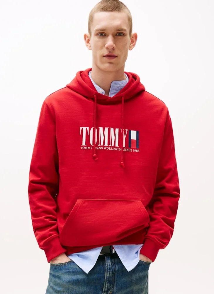 تومي جينز Graphic Hoodie