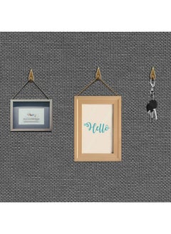 Hotop 30 Pieces Pin Hooks Push Pin Hangers 20 Lbs Teardrop Style Picture Hanging Nails For Home Office Wooden Fabric Wall (Bronze)  - Image 4