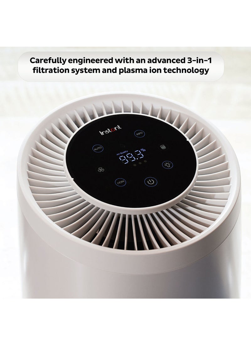 INSTANT Air Purifier Ap200B, With Plasma Ion Technology, Advanced 3-In-1 Hepa Filtration System-Pollen Filtration, Air Cleaner, Dust Extraction - For Home And Business Use (21.2 Sq M), White  - Image 2