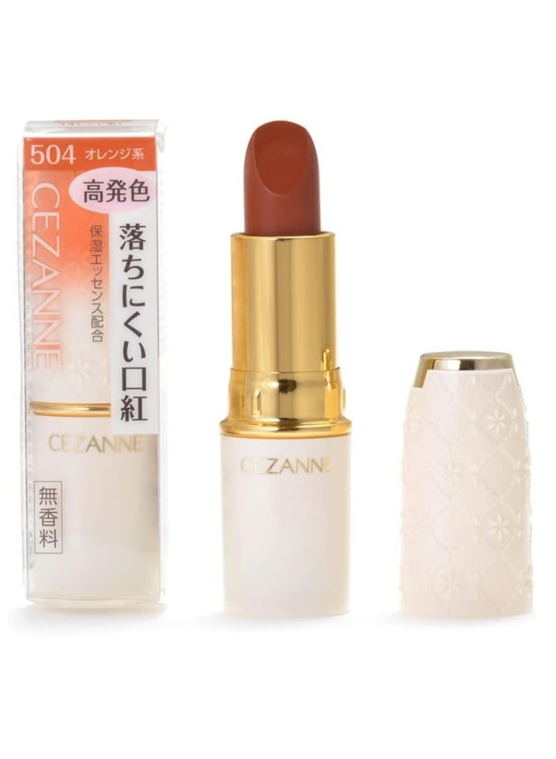 cezanne Cezanne Lasting Lip Color N 504 Orange Lipstick, 4.2g - Image 1