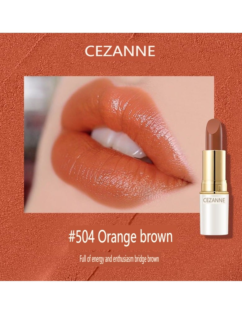 cezanne Cezanne Lasting Lip Color N 504 Orange Lipstick, 4.2g - Image 3