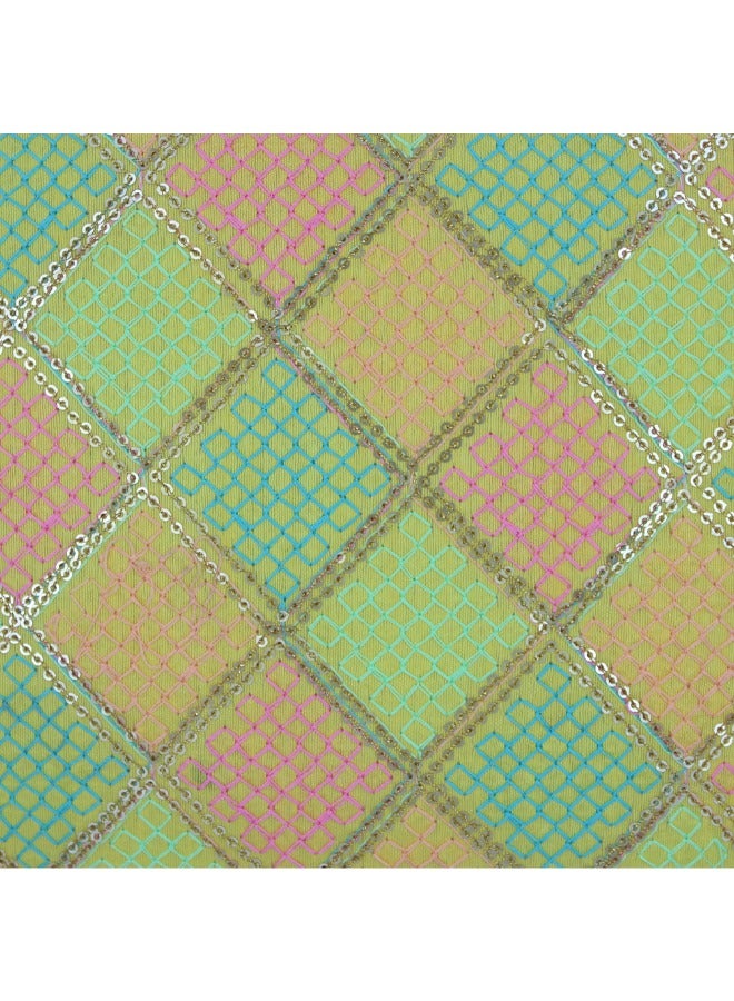 BYFT Orchard Cushion Cover 12 x 20 inch (Diagonal Checks design - Yellow) 30 x 50 cm Luxury Decorative Cushion Cover for Sofa, Bed & Living Room- Set of 2 without inserts - Image 4