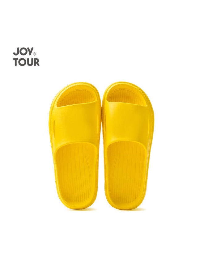 JOY TOUR Joytour Children's Slippers, Reusable Outdoor Sandals, Portable Non-slip Bathroom Shower Shoes, Yellow, Size 30-35 - Image 5