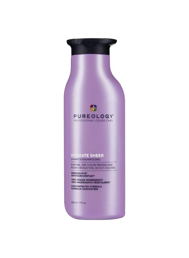 PUREOLOGY شامبو مغذي وشفاف مرطب؛ للشعر الجاف الناعم المعالج بالألوان؛ خالٍ من الكبريتات؛ خالٍ من السيليكون؛ نباتي - Image 2