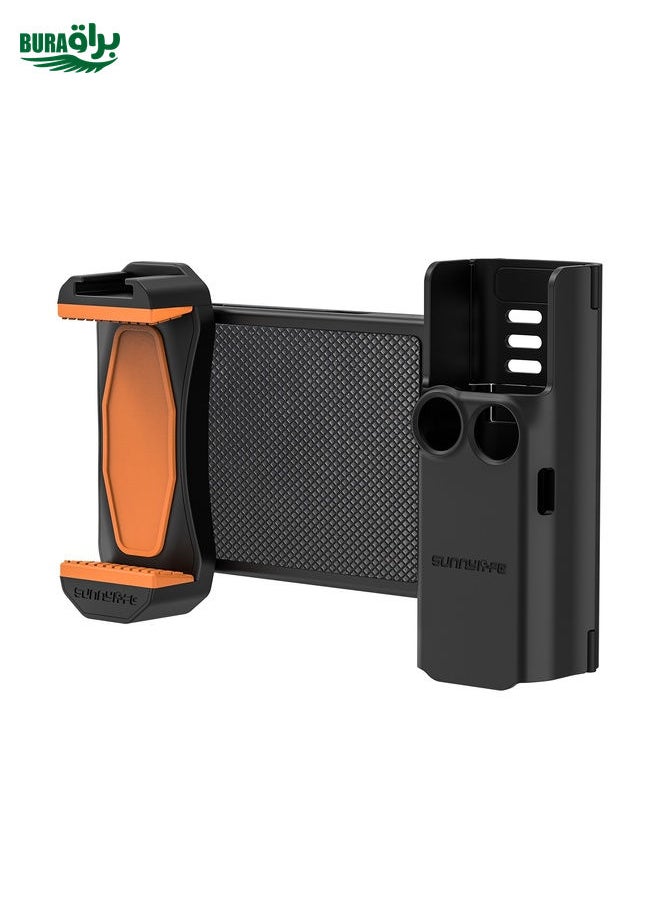 BURAQ For DJI OSMO Pocket 3 Sunnylife OP3-AD744 Expanded Phone Clamp Holder with Storage Case (Black)  - Image 1