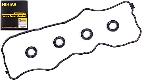 HIHIAV VS50741R for Honda Civic 18 Valve Cover Gasket Honda HRV 18 Acura ILX 20 Valve Cover Gasket 2006 2007 2008 2009 2010 2011 2012 2013 2014 2015 2016 2017 2018 2019 18L 20L VC246G 0361953 - Image 1