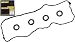 HIHIAV VS50741R for Honda Civic 18 Valve Cover Gasket Honda HRV 18 Acura ILX 20 Valve Cover Gasket 2006 2007 2008 2009 2010 2011 2012 2013 2014 2015 2016 2017 2018 2019 18L 20L VC246G 0361953 - Image 2
