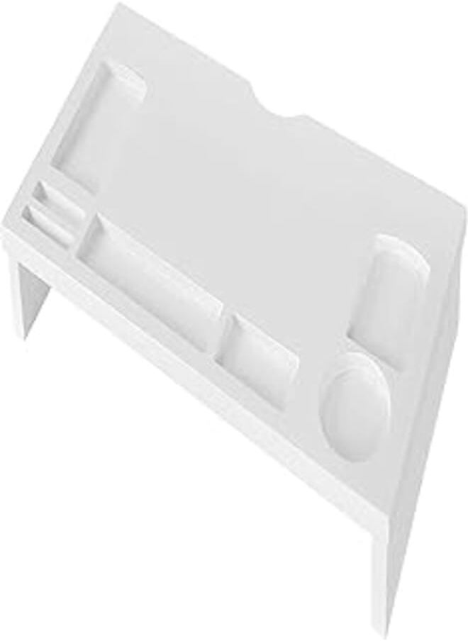 Generic Wooden Monitor Stand Laptop & TV Monitor Stand With internal Storage ( White) 