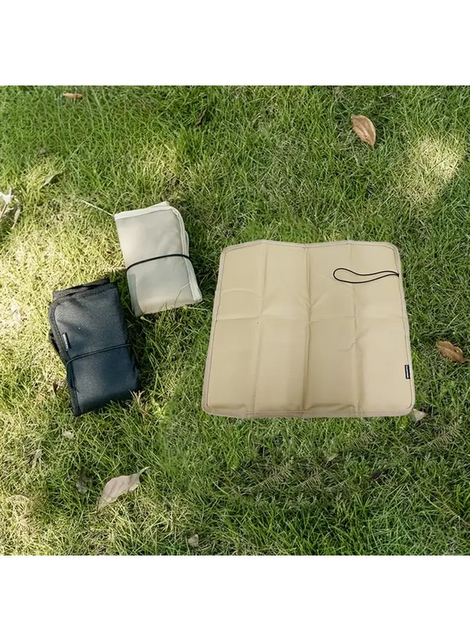 Black Folding Camping Mat Portable Oxford Cloth Seat Pad Easy Clean Carry - Image 4