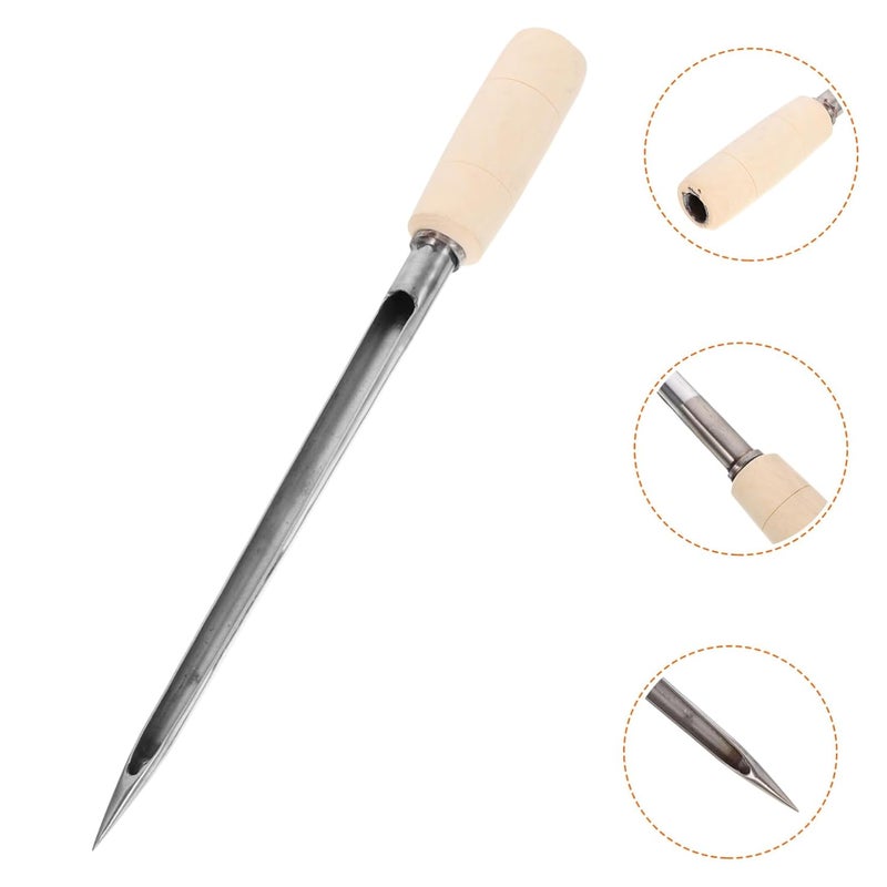 Wooden Handle Soil Sampler Probe for Grain Testing Wheat Corn Rice Agriculture Tool - Image 3