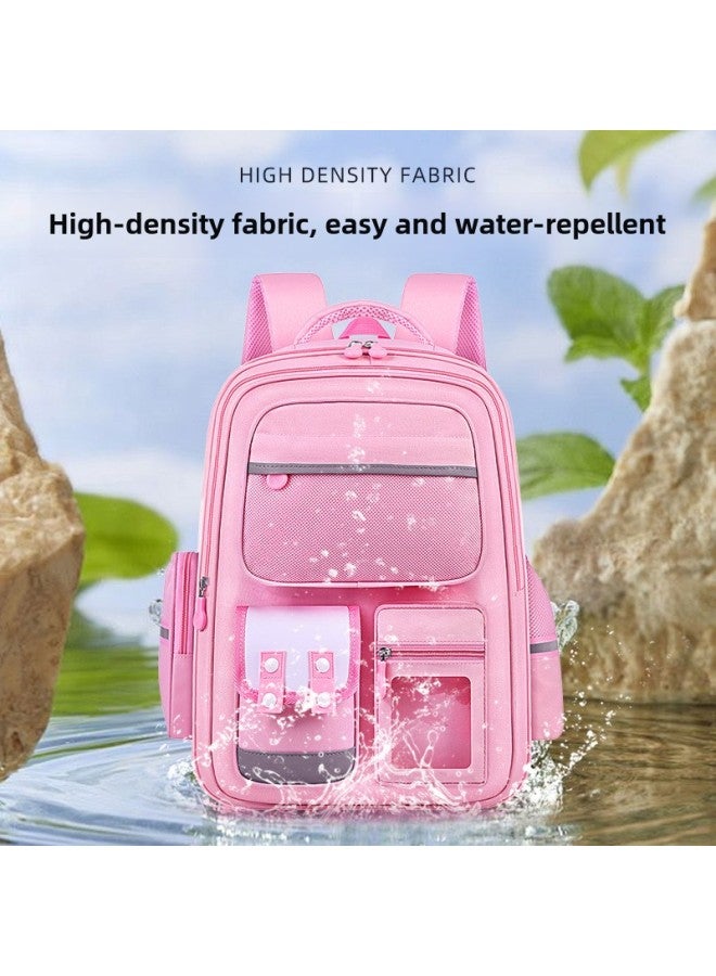 Kulomi Male And Female Primary School Schoolbag One, Two, Three To Six Grades Children's Ridge Protection Backpack Wholesale-Color:Purple-Size:Large Size 3 Cards + Doll (doll) + Pencil Case + Handbag  - Image 3