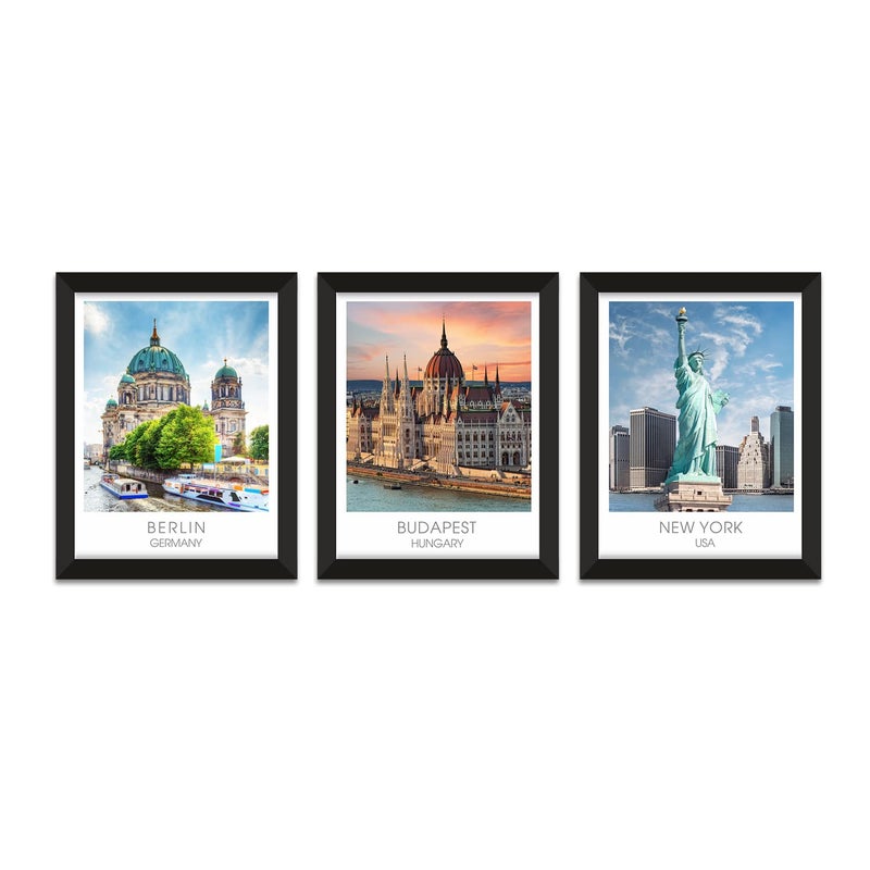 PAPER PLANE DESIGN Travel Wall Decor Frame Paintings for Living Room, Office, Home Wall Decor Big Size 11 x 14 inch (Style -2, 3) - Image 1