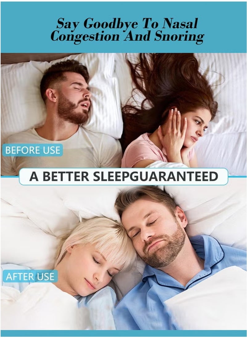 Generic - Nasal Dilator for Breathing Nasal Dilator Nasal Patch Safe and Effective, Better Breathing, Nasal Strips for Breathing, Anti-Snoring Equipment for Unisex for Home Use (15 Pairs of Nasal Patches) - Image 1