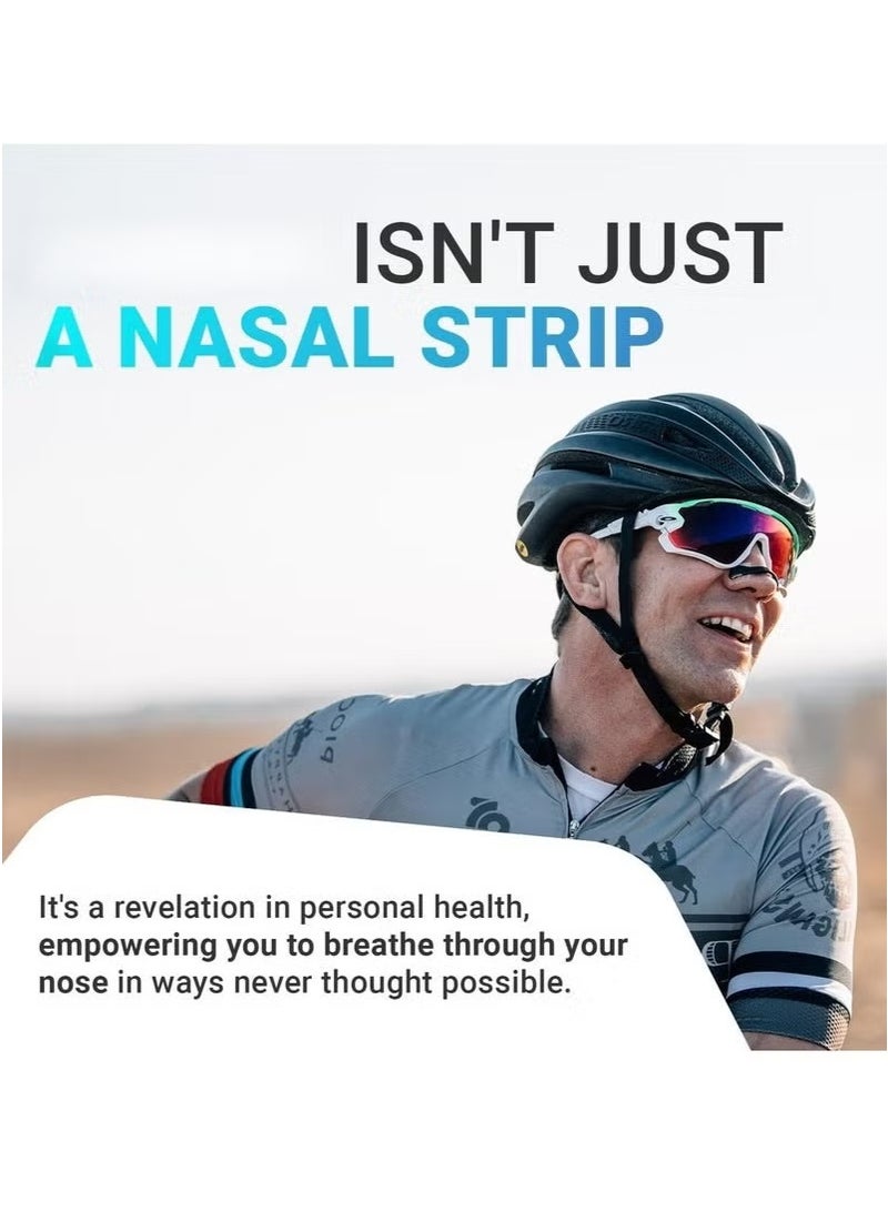 Nasal Strip (30 Count Black) - Boost Oxygen Intake, Reduce Snoring, Improve Sleep Quality - Sweat Resistant, Skin Safe Nasal Strips - Extra Strength Snoring Solution - Image 5