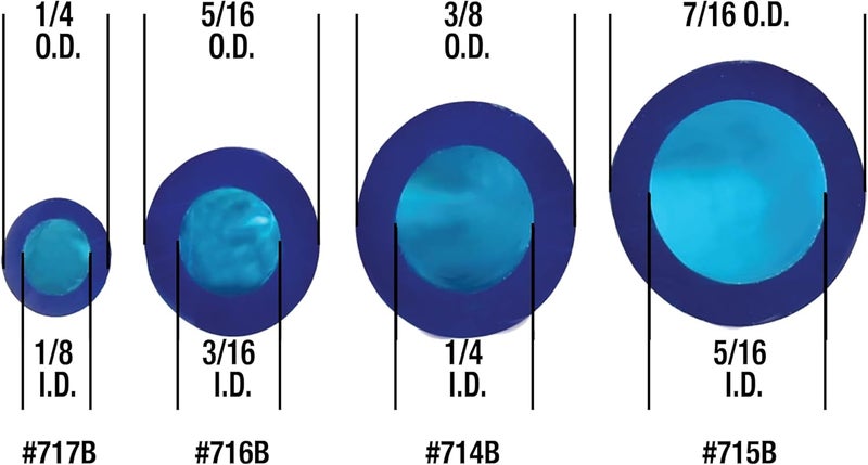 Raider Polyurethane Fuel Gas Line Tubing Hose Roll Blue (5 Ft. x 1/4 In.) - Image 2