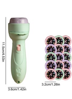 MOCOM Kids Flashlight Projector Toy | 80 Storybook Projections & 10 Slides | Educational Bedtime Torch Lamp for Toddlers 3-6 | Interactive Learning, Sensory Play, Safe Plastic Gift for Boys & Girls  - Image 5