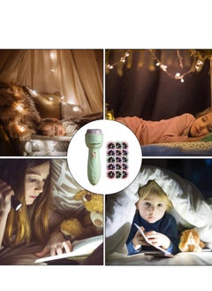 MOCOM Kids Flashlight Projector Toy | 80 Storybook Projections & 10 Slides | Educational Bedtime Torch Lamp for Toddlers 3-6 | Interactive Learning, Sensory Play, Safe Plastic Gift for Boys & Girls  - Image 4