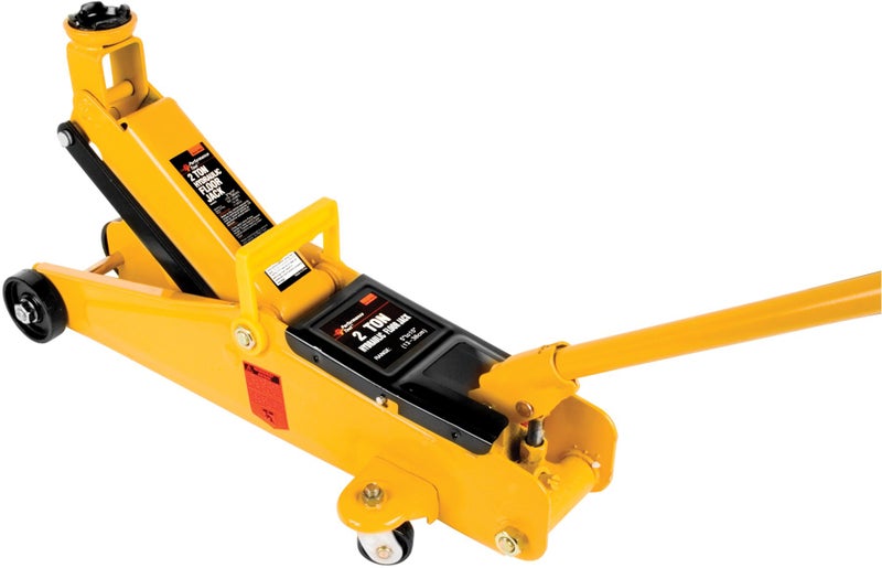 Performance Tool W1614 2 Ton (4,000 lbs.) Capacity Floor Jack Made With Heavy Duty Steel And Swivel Rear Casters - Image 3