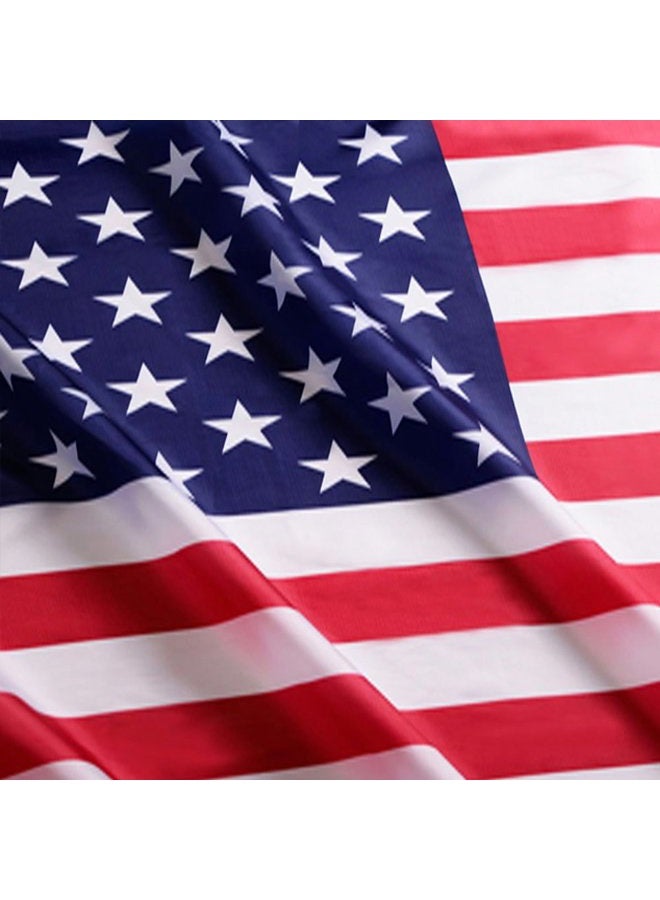 ANLEY Fly Breeze 3x5 Foot American US Polyester Flag - Vivid Color and UV Fade Resistant - Canvas Header and Double Stitched - USA Flags with Brass Grommets 3 X 5 Ft - Image 2
