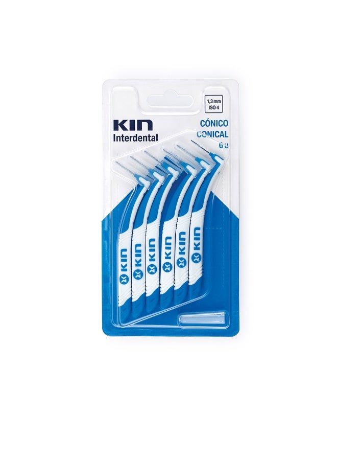 Kin Interdental Conical Brush 1,3mm x6 - Image 1