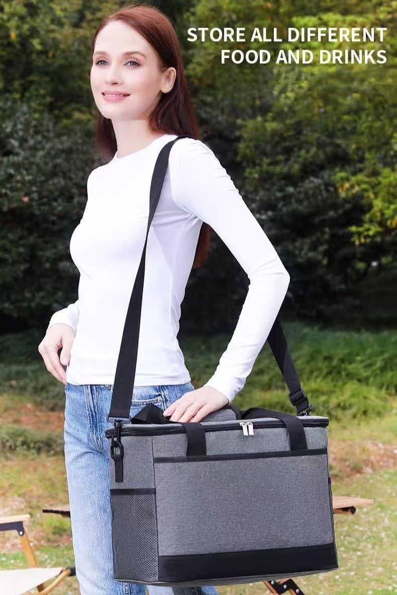 EXCLIFE Insulated lunch box bag student lunch bag office worker lunch bag picnic outing insulation bag - Image 2